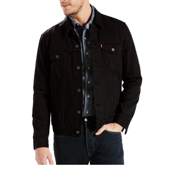 Levi's Black Denim Jacket - Picture 1 of 4